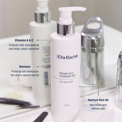Creamy-Rich Cleansing Milk Facial Cleansers Ella Baché 