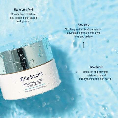 Hydra Hyaluronic Night Cream Moisture Protective Ella Baché 