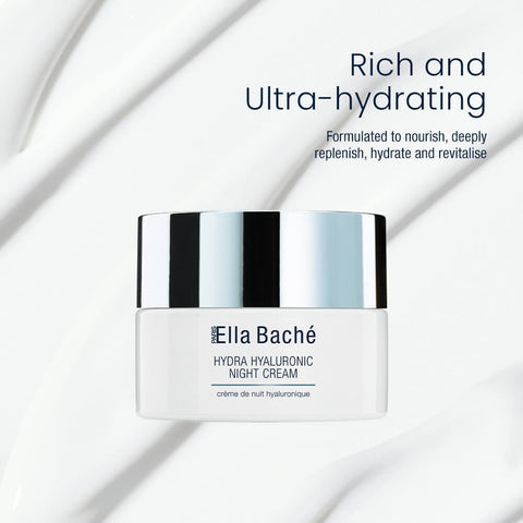Hydra Hyaluronic Night Cream Moisture Protective Ella Baché 