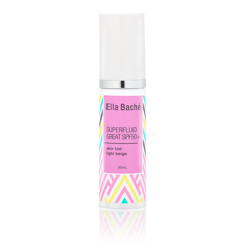 Superfluid Great SPF50+ Sunscreen Ella Baché Light Beige 